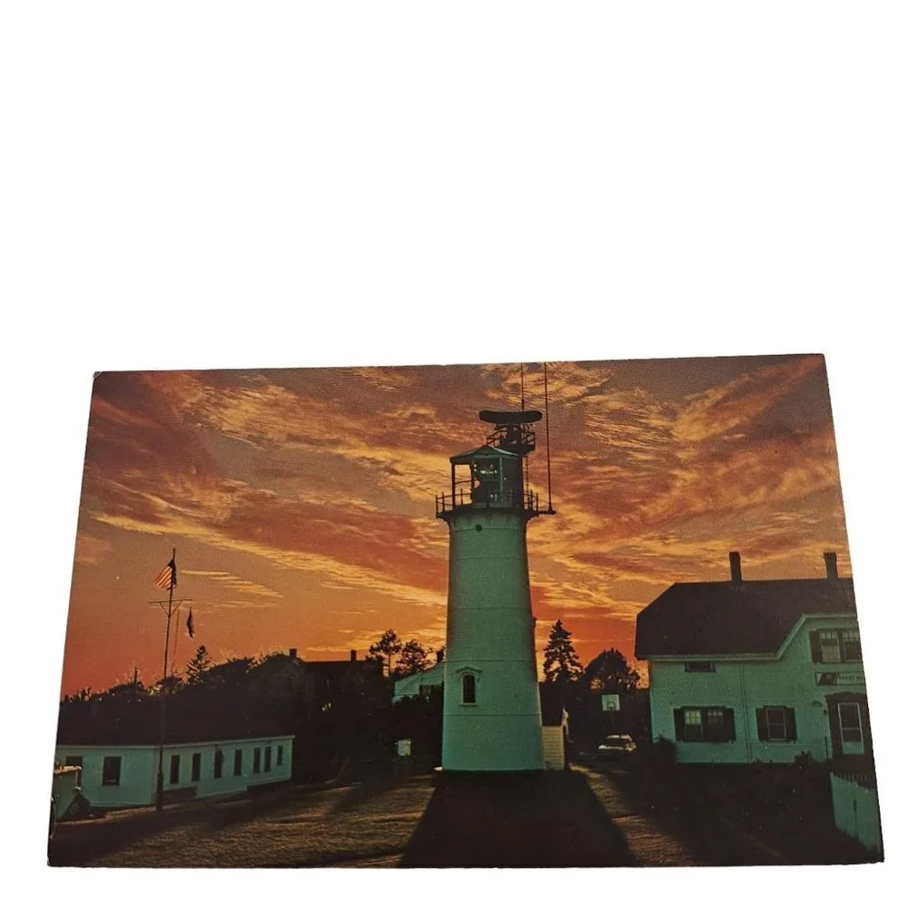 Chatham Lighthouse Cape Cod Massachusetts Postcard